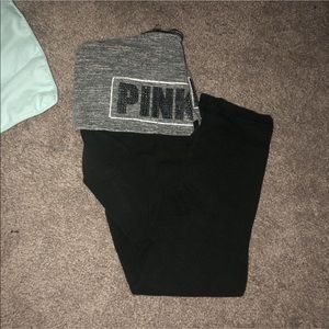 Cropped Victoria secret yoga pants. Extra small